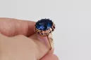 Ring vinobraní Sapphire Original Vintage 14K produkt s růžovým zlatem VRC035R